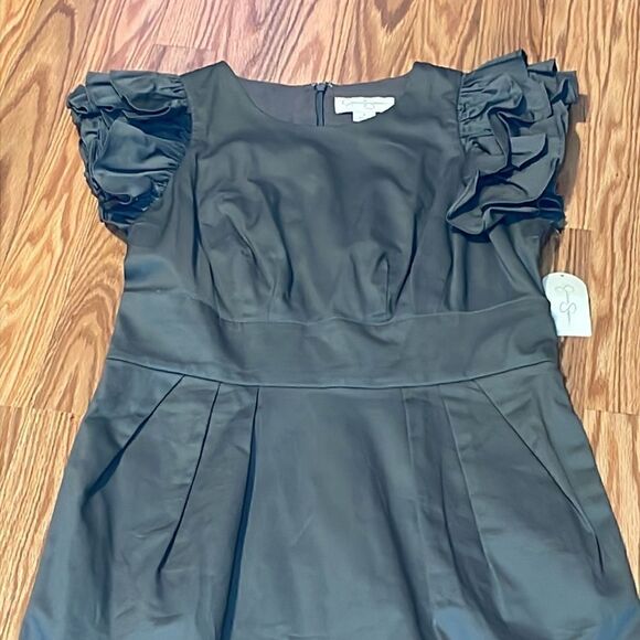 Jessica Simpson Grey Dress, Stretchy, 8 - Picture 2 of 8